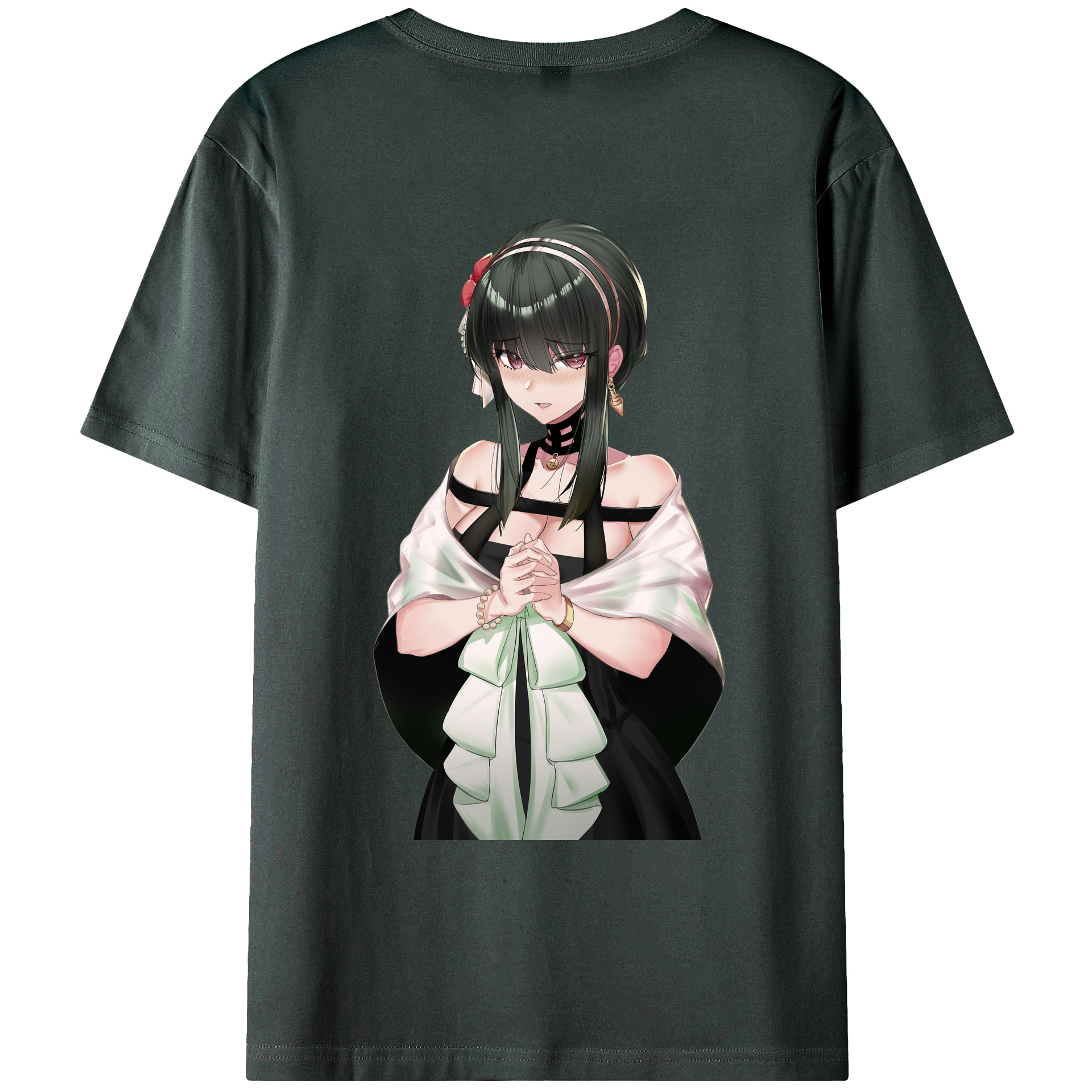（画像用） SPY×FAMILY间谍家家酒 綿100％ メンズ半袖Tシャツ（バックプリント） 通気性